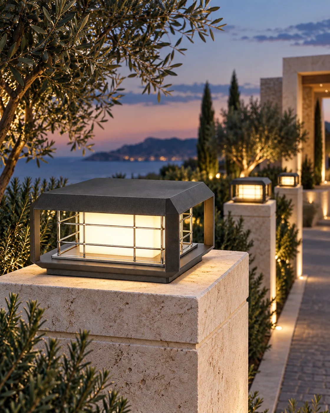 Appearance visual of INSPRING pillar light model 2517
