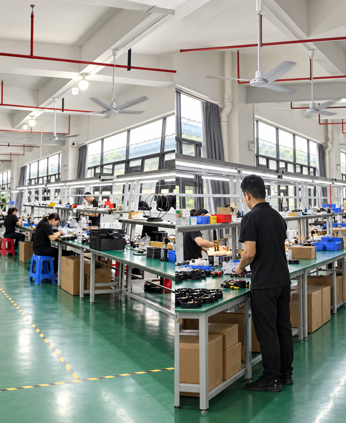 INSPRING assembly workshop from current company materials