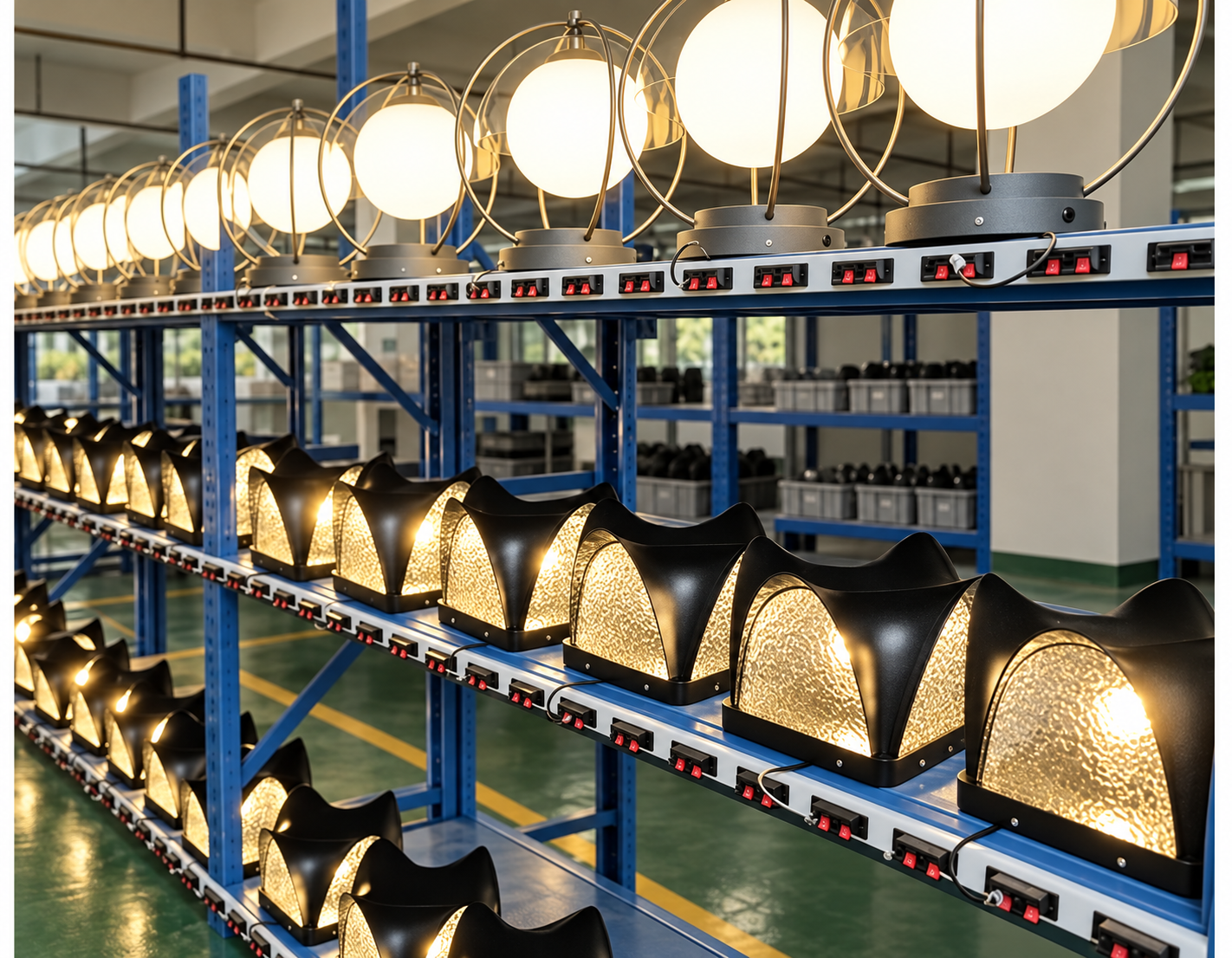 INSPRING lighting ageing test racks
